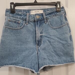 Hollister Women's Light Blue Jean Shorts